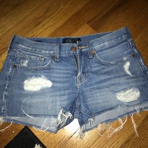 Lucky Brand ripped jean shorts